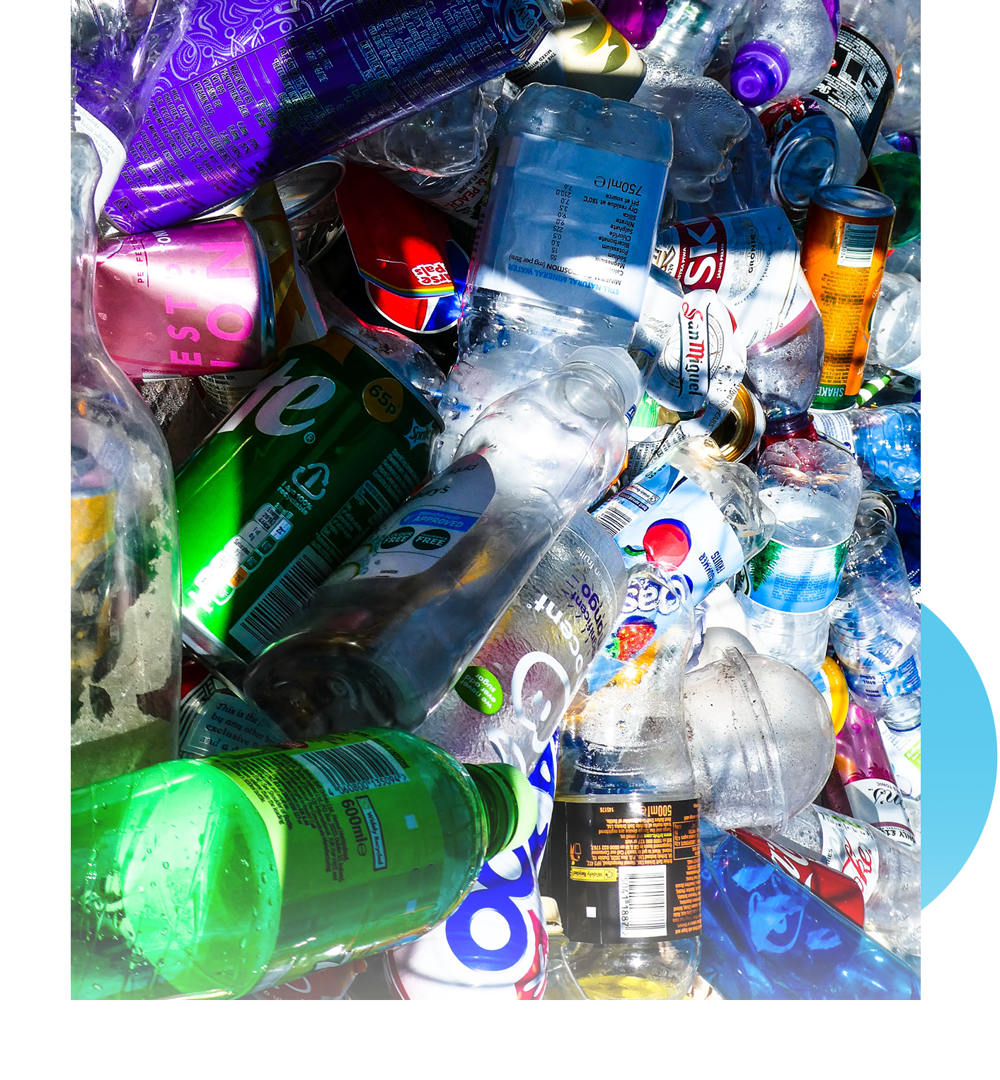 plastic bottles