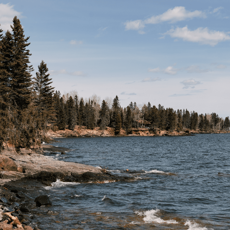 the view of Lake Superior, Great Lake